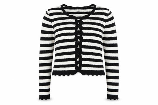 Womens UK Size S RESERVED Black Cardigan Jumper