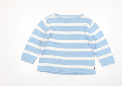 Womens UK Size M Tommy Hilfiger Blue Pullover Jumper