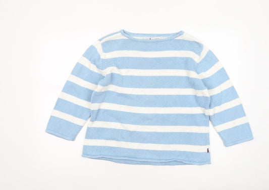 Womens UK Size M Tommy Hilfiger Blue Pullover Jumper