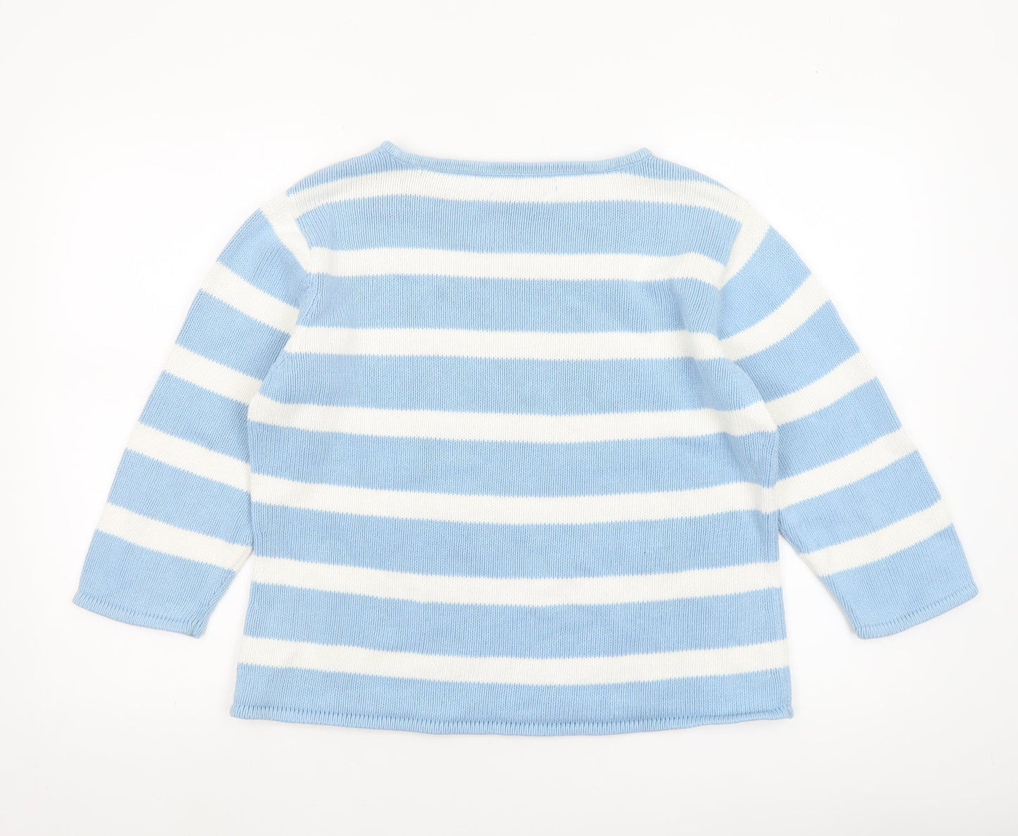 Womens UK Size M Tommy Hilfiger Blue Pullover Jumper