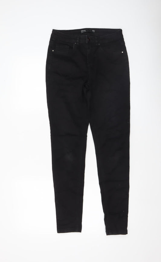 Womens UK Size 10 Dunnes Stores Slim Fit Skinny Black Jeans