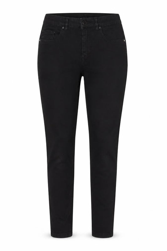 Front view of Dunnes Women's Black Skinny Jeans, size 10 Slim, Fit Denim