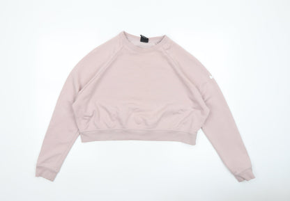 Womens UK Size M Nike Pink Pullover Sweatshirt