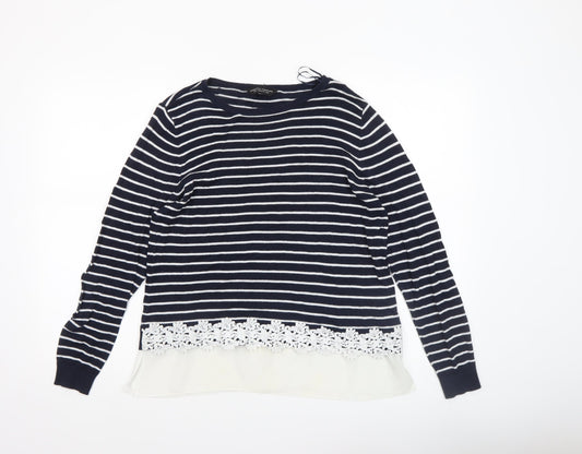 Womens UK Size 14 Dorothy Perkins Blue Pullover Jumper