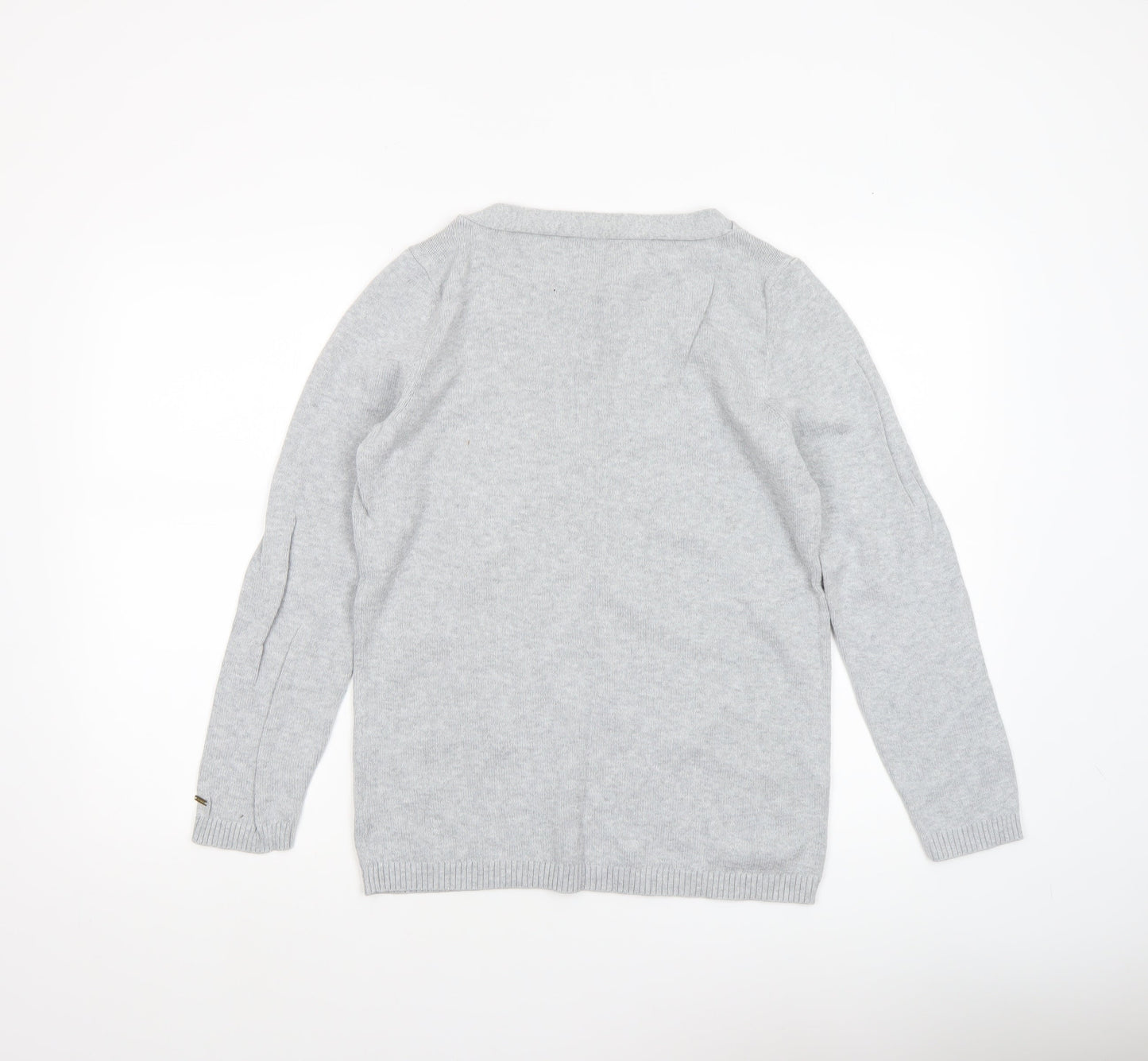 Womens UK Size M Tommy Hilfiger Grey Pullover Jumper