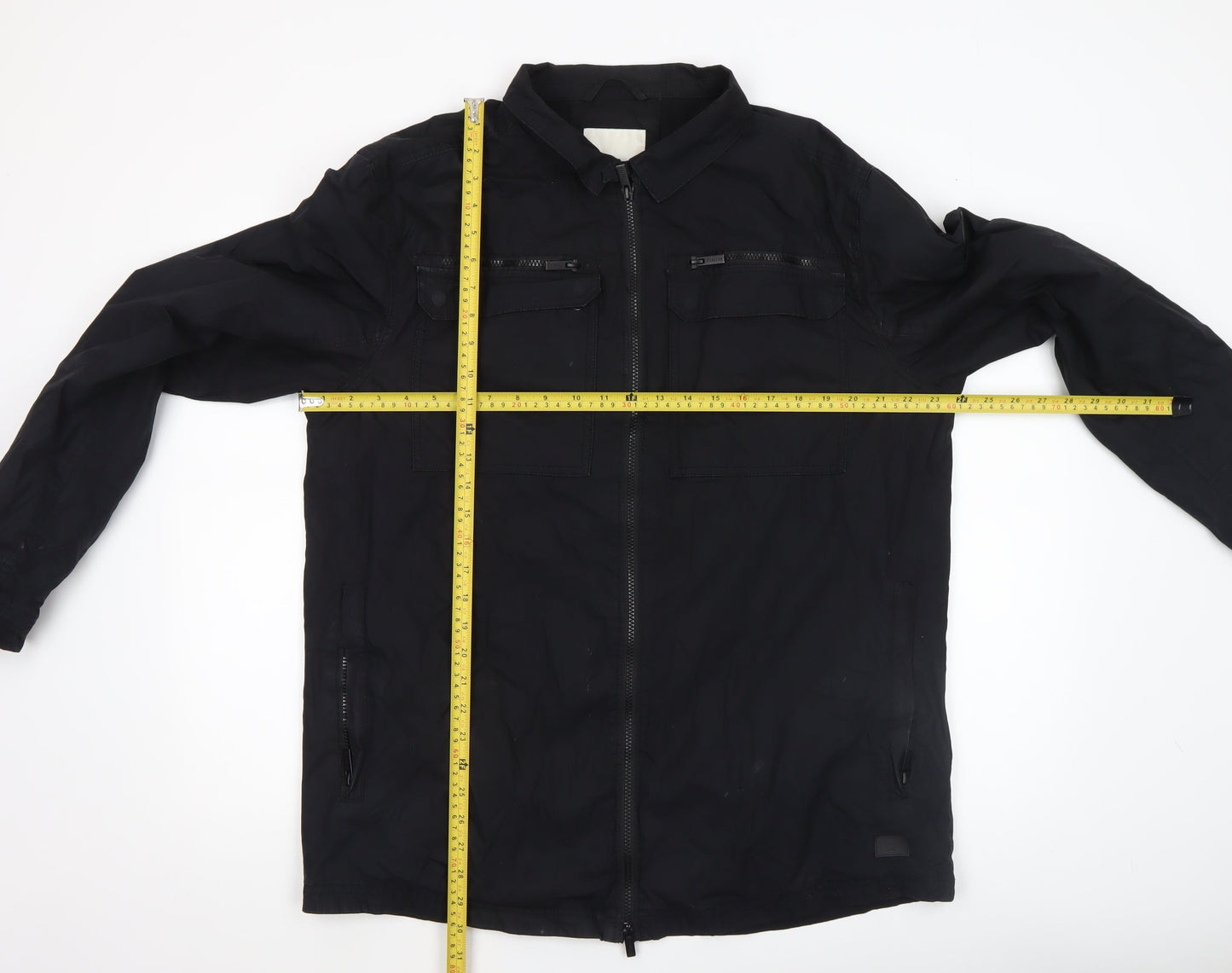 Womens UK Size 2XL Firetrap Black Military Jacket