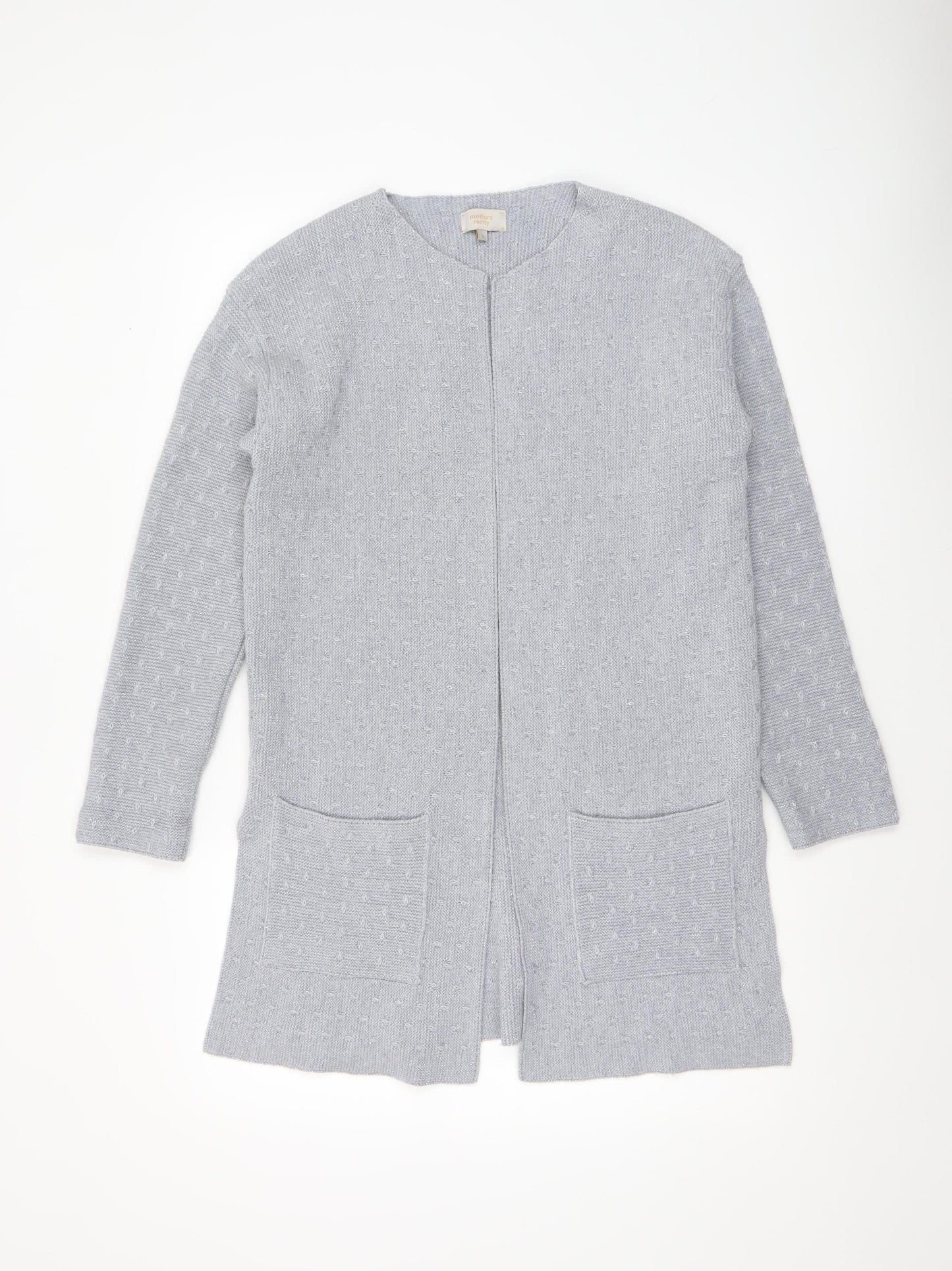 Womens UK Size S modern rarity Grey Cardigan Jumper