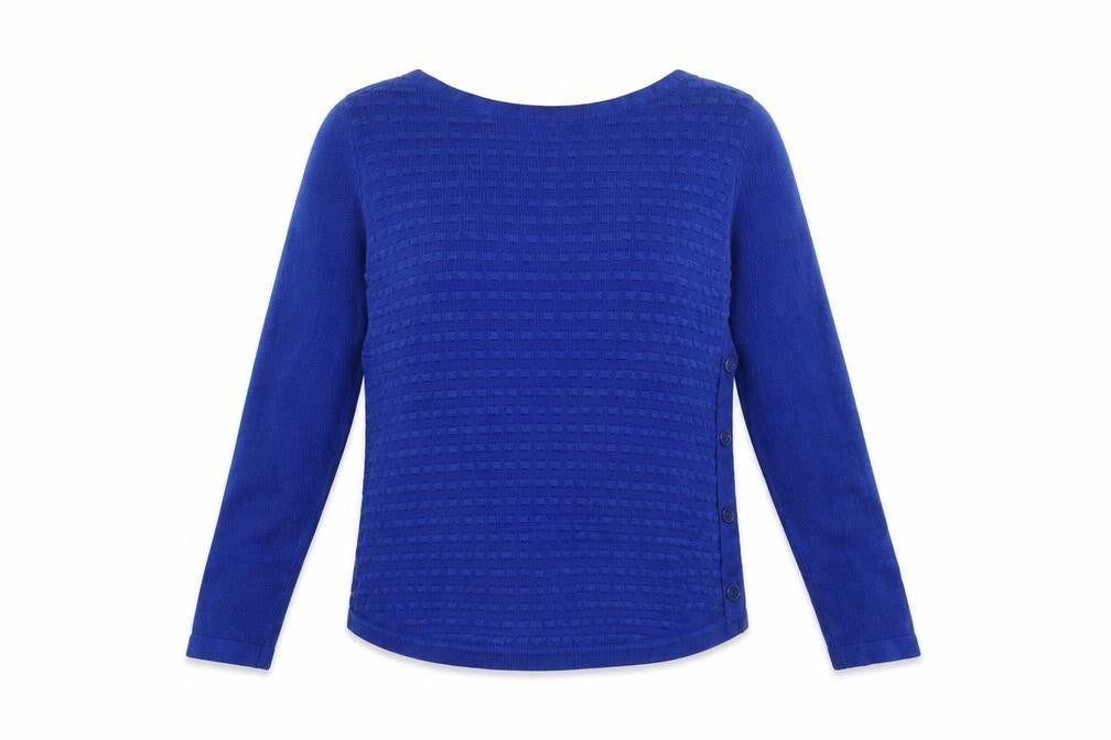 Womens UK Size 12 Margo Blue Pullover Jumper