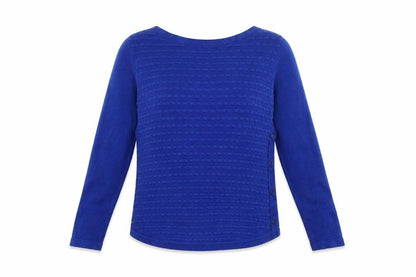 Womens UK Size 12 Margo Blue Pullover Jumper