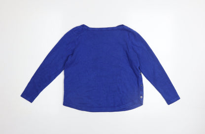 Womens UK Size 12 Margo Blue Pullover Jumper