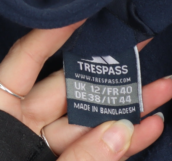 Womens UK Size 12 Trespass Blue Basic Jacket