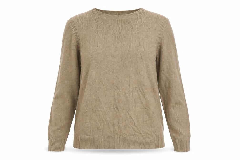 Womens UK Size 14 Marks and Spencer Beige Pullover Jumper