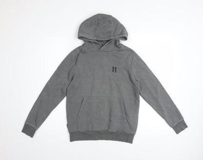Boys UK Size 10-12 Years 11 degrees Grey Pullover Hoodie