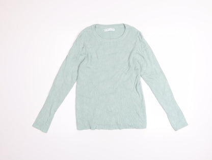 Womens UK Size L Primark Green Pullover Jumper