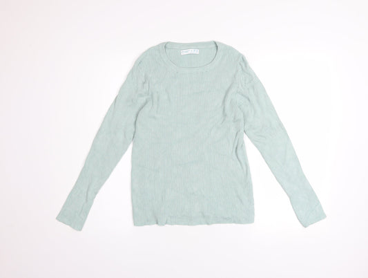 Womens UK Size L Primark Green Pullover Jumper