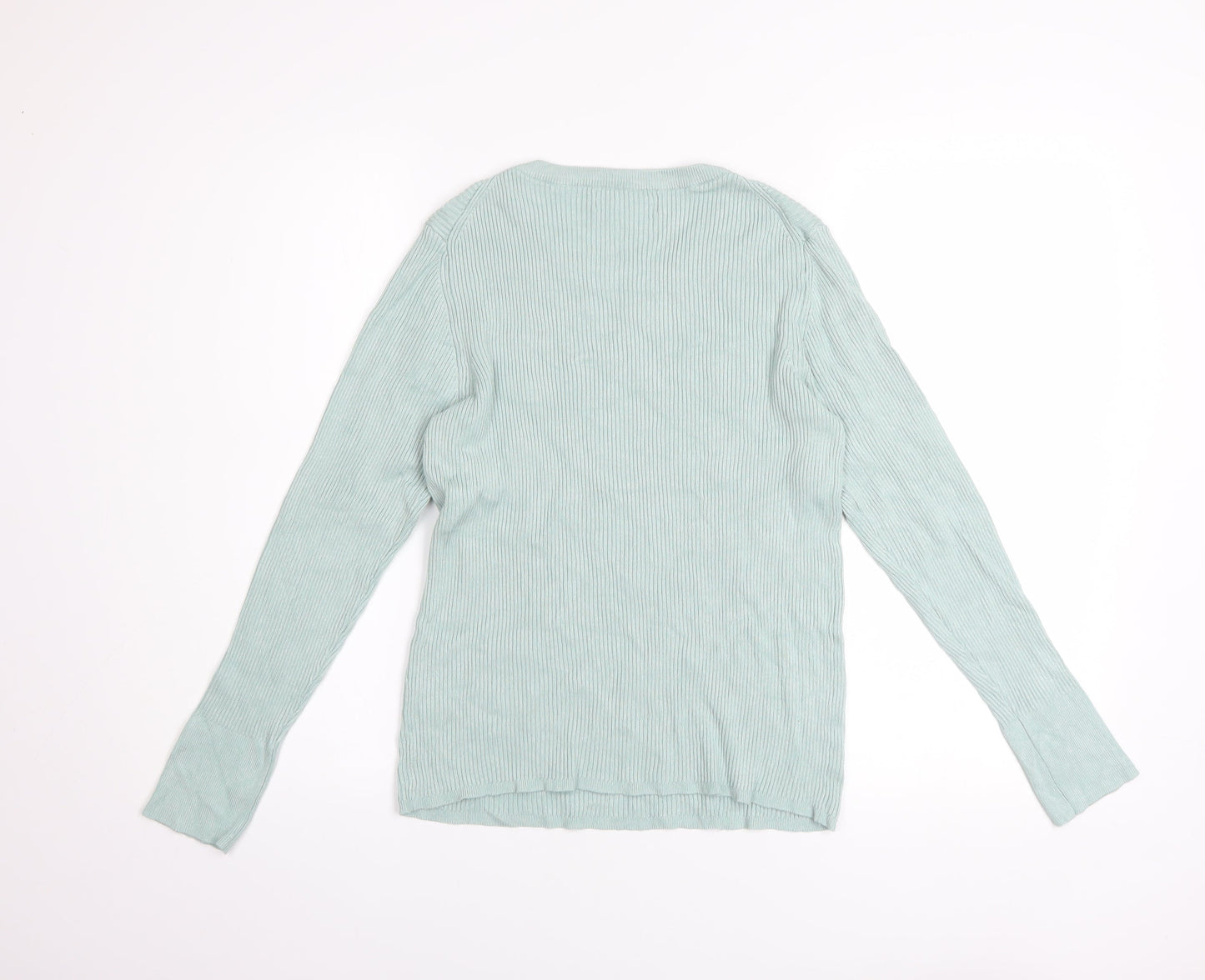 Womens UK Size L Primark Green Pullover Jumper