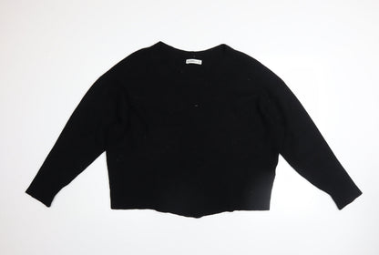 Womens UK Size 12 Zara Black Pullover Jumper