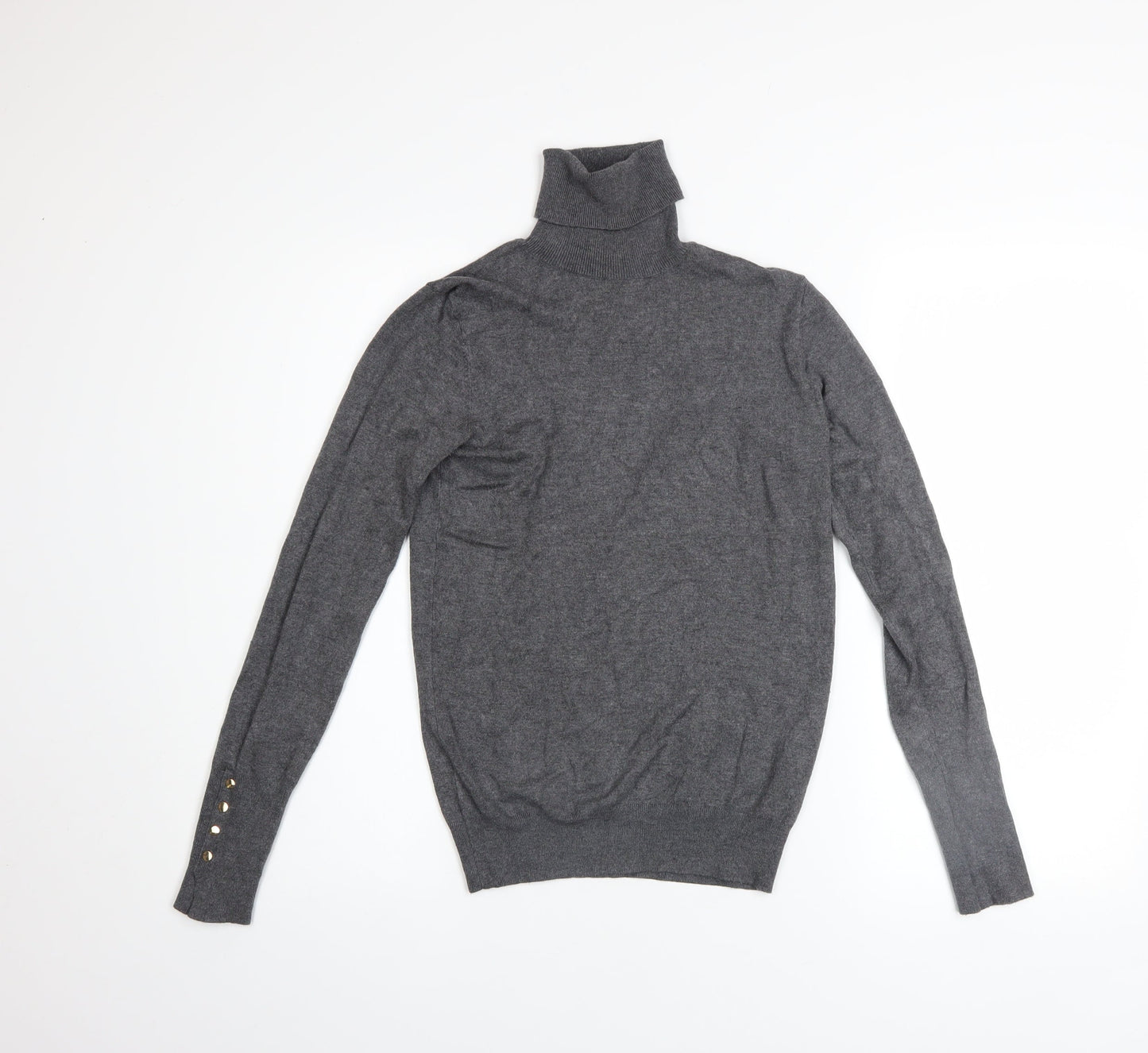 Womens UK Size 8 Zara Grey Pullover Jumper