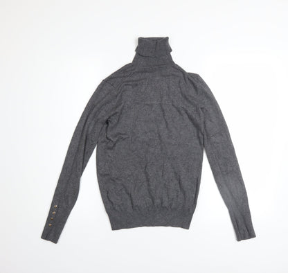 Womens UK Size 8 Zara Grey Pullover Jumper