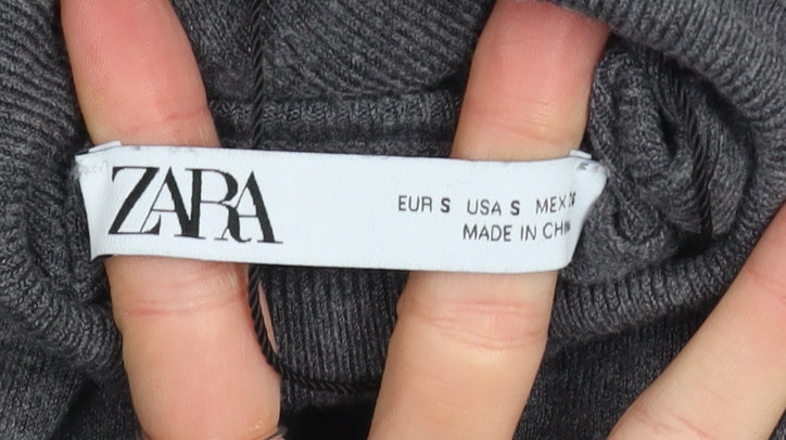 Womens UK Size 8 Zara Grey Pullover Jumper