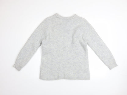 Womens UK Size 810 ASOS DESIGN Grey Pullover Jumper