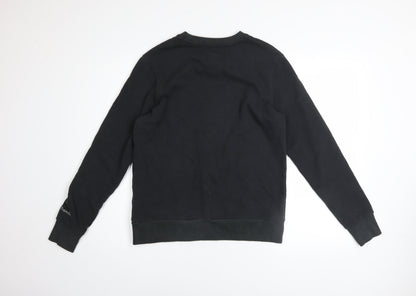 Womens UK Size 10 Superdry Black Pullover Sweatshirt