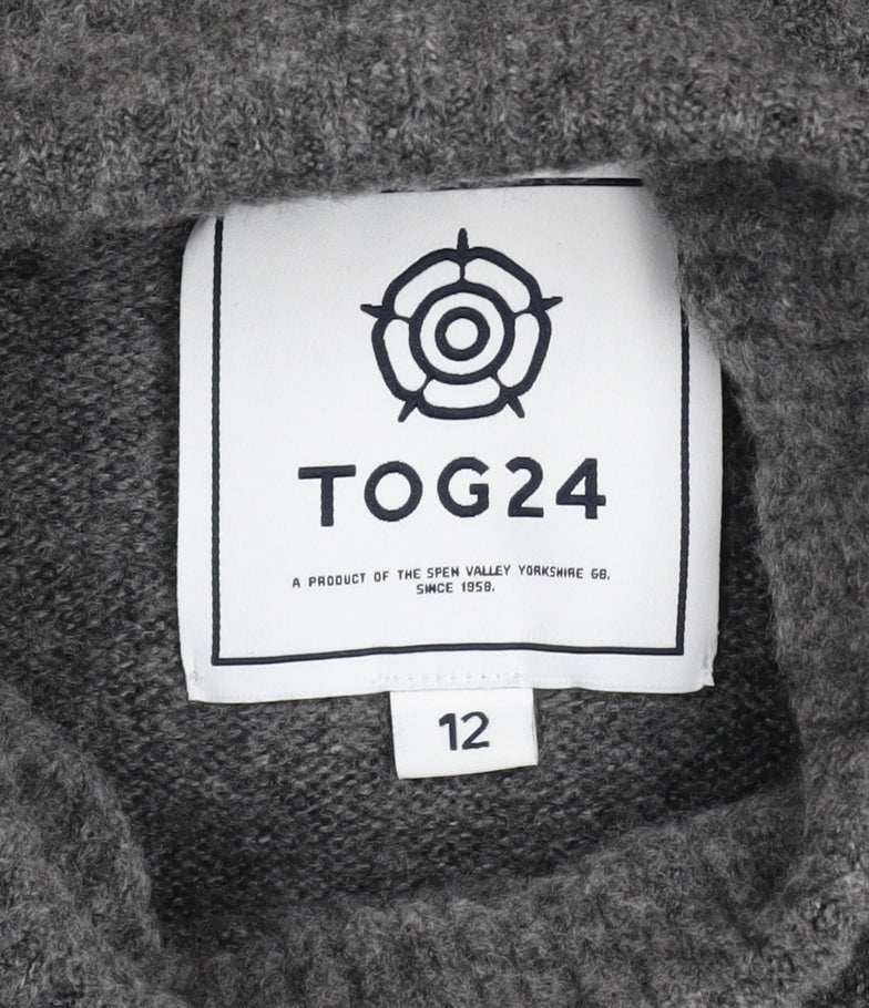 Womens UK Size 12 TOG24 Grey Pullover Jumper