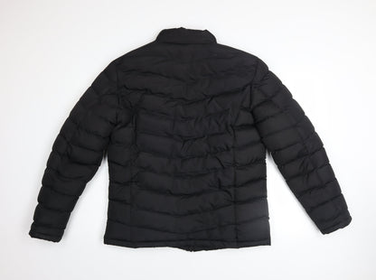 Mens UK Size L Brave Soul Black Puffer Jacket