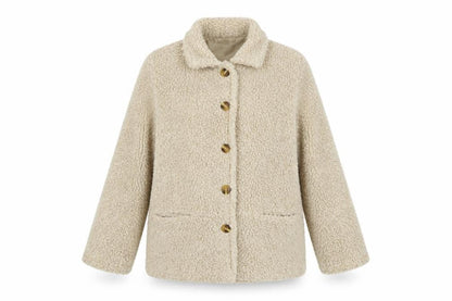 Womens UK Size 10/12 Damart Beige Basic Jacket