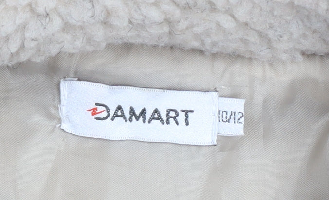 Womens UK Size 10/12 Damart Beige Basic Jacket