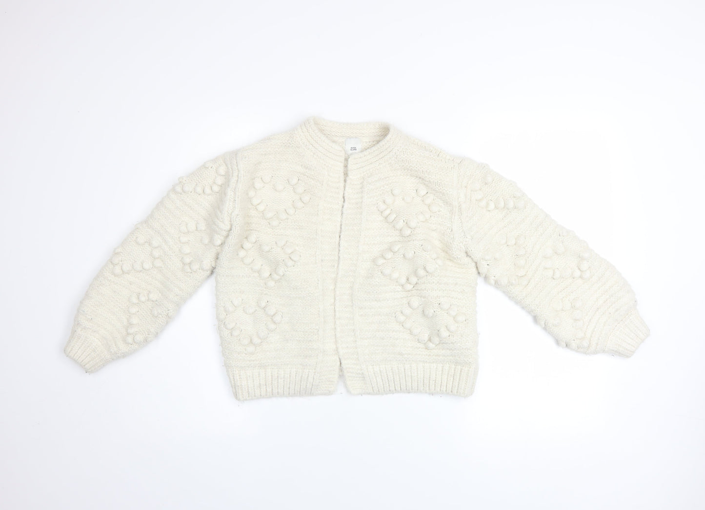 Womens UK Size S River Island Ivory Cardigan Jumper