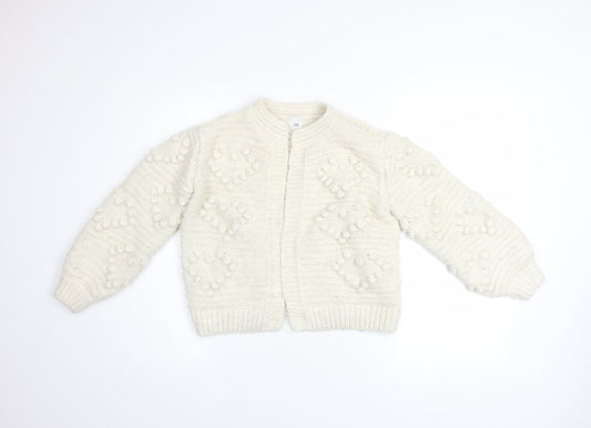 Womens UK Size S River Island Ivory Cardigan Jumper