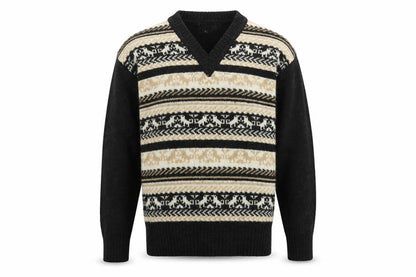 Mens UK Size L Foster Beige Pullover Jumper