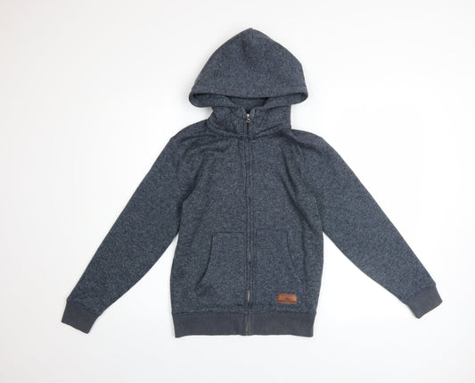 Boys UK Size 12 Years Quiksilver Grey Full Zip Hoodie