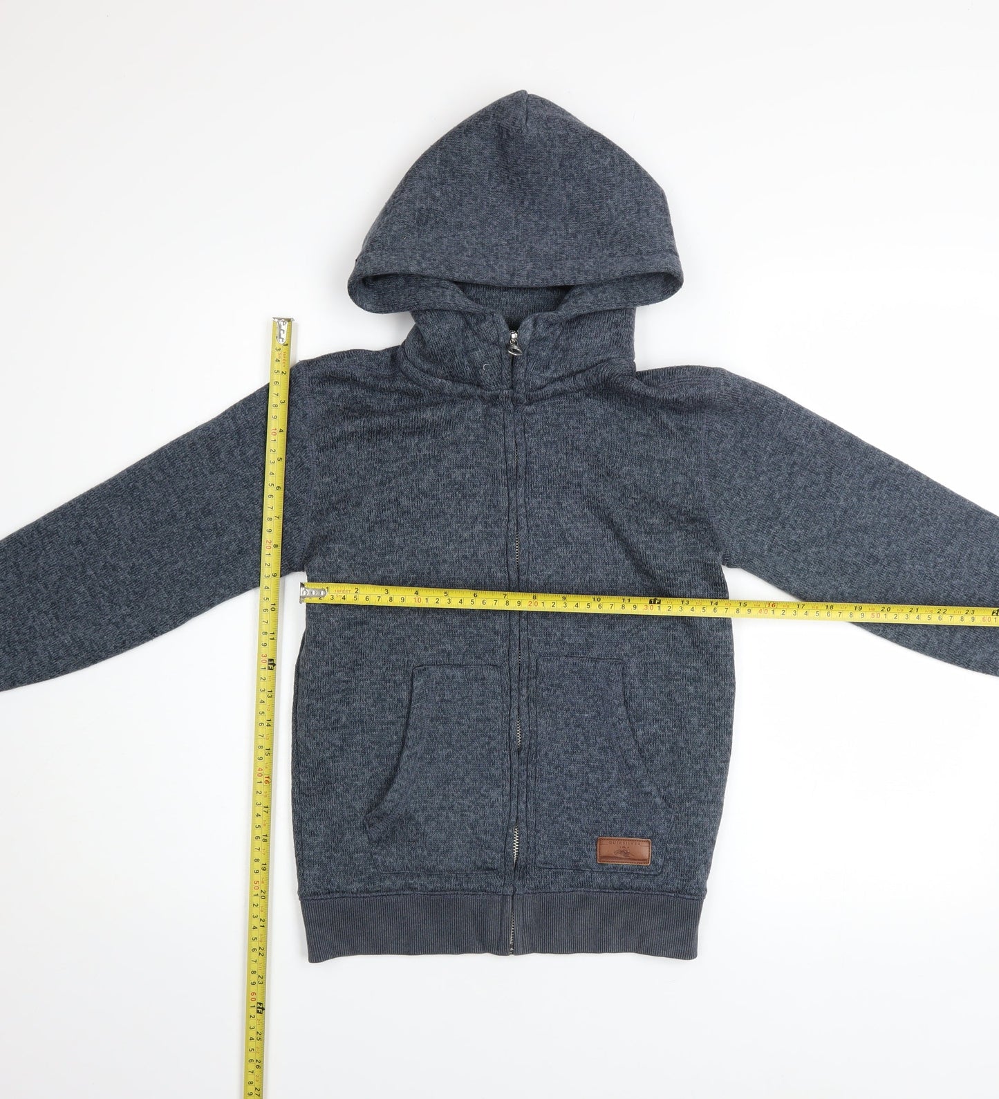 Boys UK Size 12 Years Quiksilver Grey Full Zip Hoodie