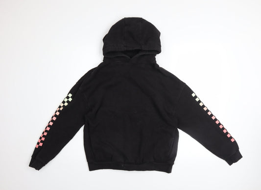 Boys UK Size 13 Years Marks and Spencer Black Pullover Hoodie