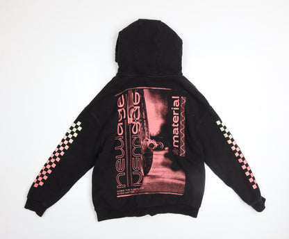 Boys UK Size 13 Years Marks and Spencer Black Pullover Hoodie