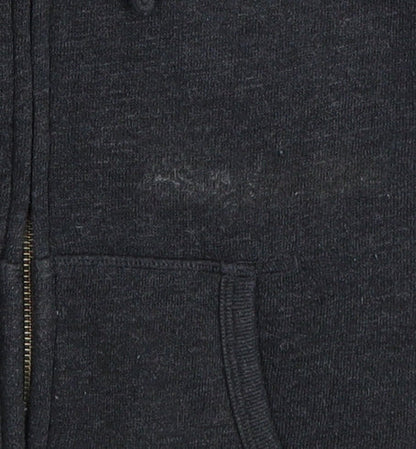Womens UK Size 8 Jack Wills Black Full Zip Hoodie