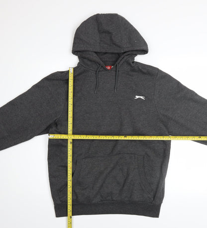 Mens UK Size XS Slazenger Grey Pullover Hoodie