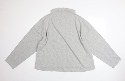 Womens UK Size L River Island Grey Pullover Jumper