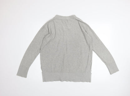 Mens UK Size M Tommy Hilfiger Grey Pullover Jumper