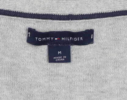 Mens UK Size M Tommy Hilfiger Grey Pullover Jumper
