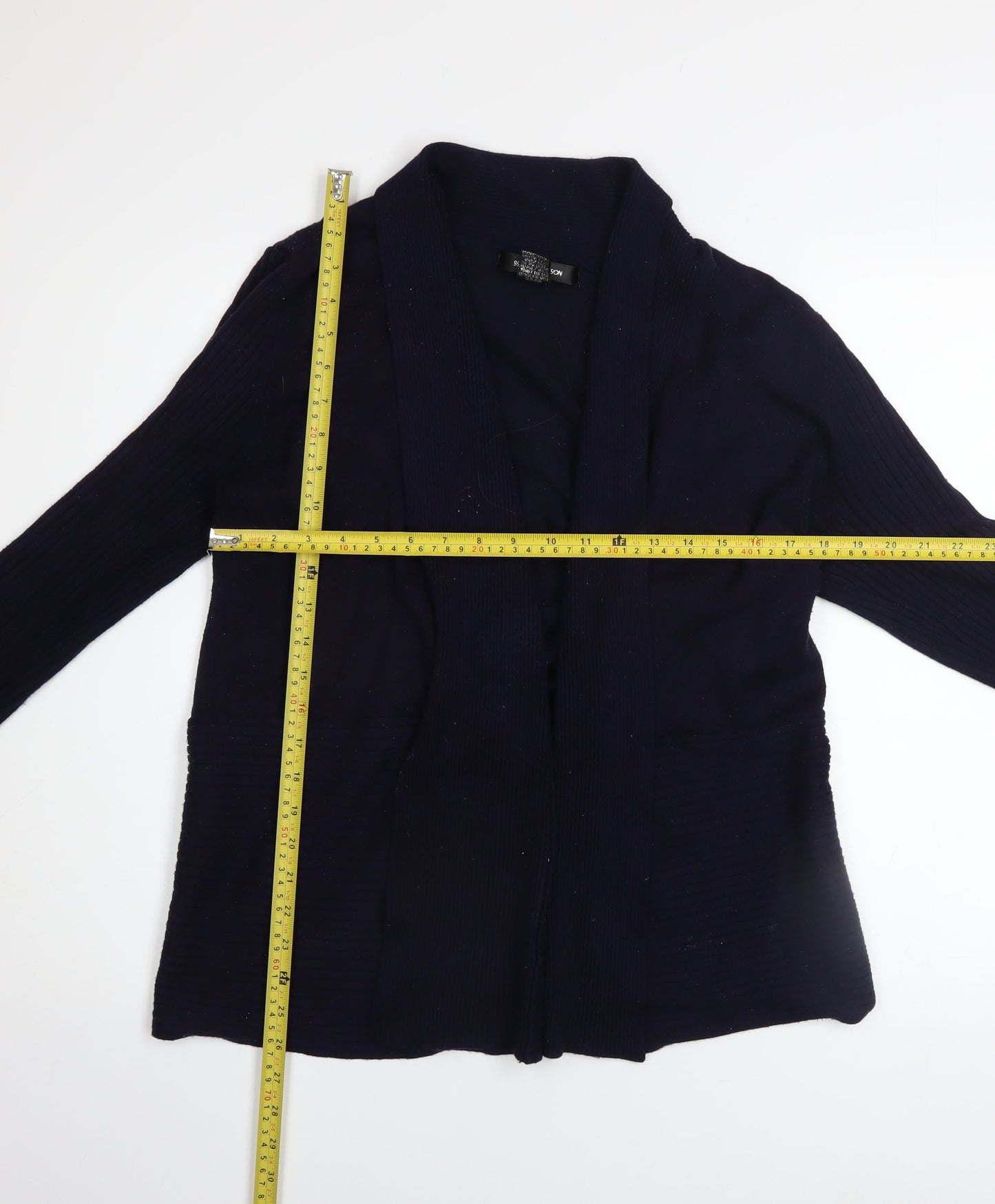 Womens UK Size XL 89th & Madison Black Cardigan Jumper