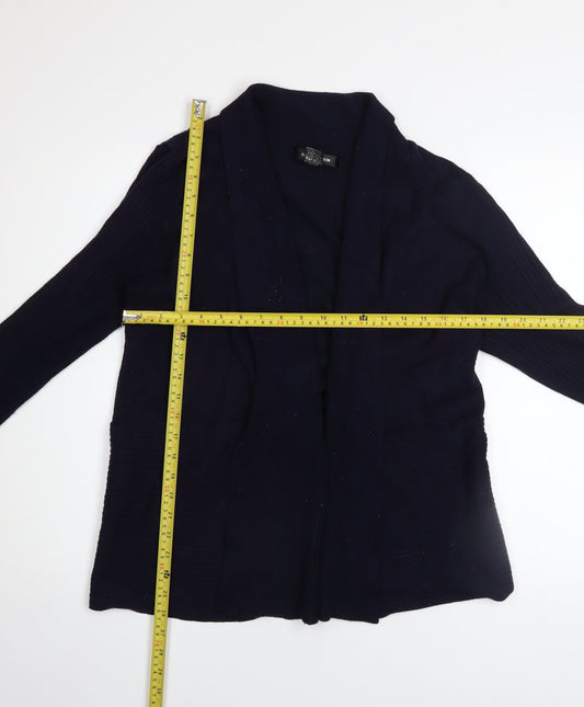 Womens UK Size XL 89th & Madison Black Cardigan Jumper