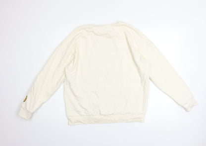 Womens UK Size S Disney Ivory Pullover Sweatshirt
