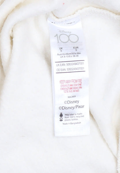 Womens UK Size S Disney Ivory Pullover Sweatshirt