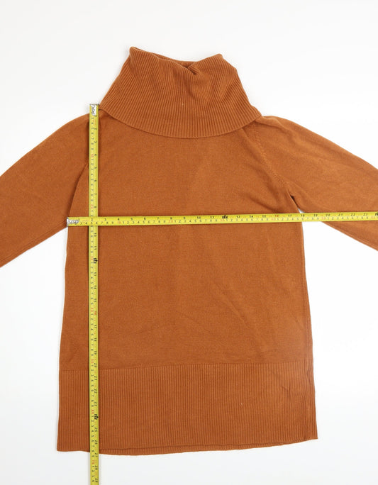 Womens UK Size 14 Marks and Spencer Brown Pullover Jumper
