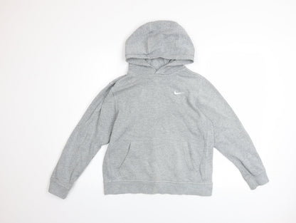 Boys UK Size 12-13 Years Nike Grey Pullover Hoodie