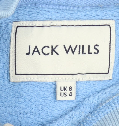 Womens UK Size 8 Jack Wills Blue Pullover Sweatshirt