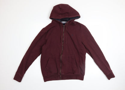 Mens UK Size M Crew Clothing Company Brown Full Zip Hoodie